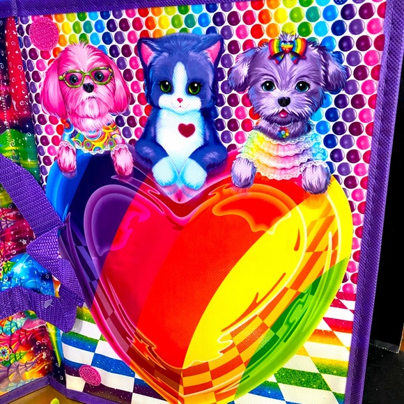 LISA FRANK TRIFOLD PORTFOLIO OVER 750 STICKERS 3 PUZZLES ACTIVITY SET MO… - Picture 6 of 16